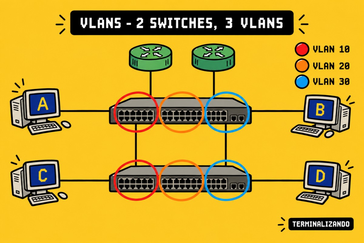 VLAN na prática: como segmentar redes sem complicar o ambiente