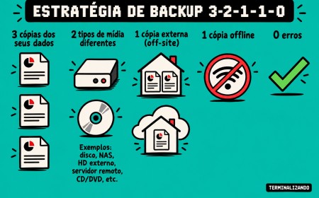 Backup 3-2-1-1-0: por que copiar arquivos não é uma estratégia de backup
