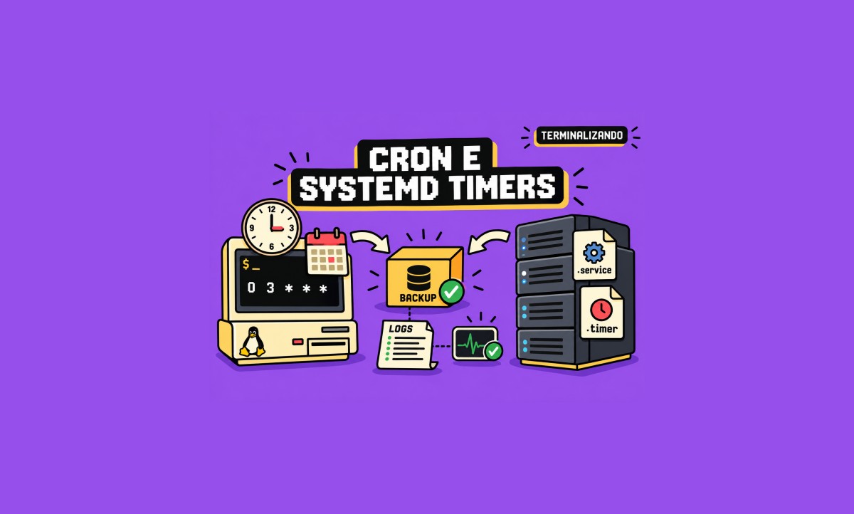 Automatizando tarefas com cron e systemd timers sem dor de cabeça