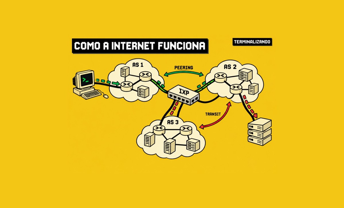 Roteamento e o mito da 'internet como nuvem única'
