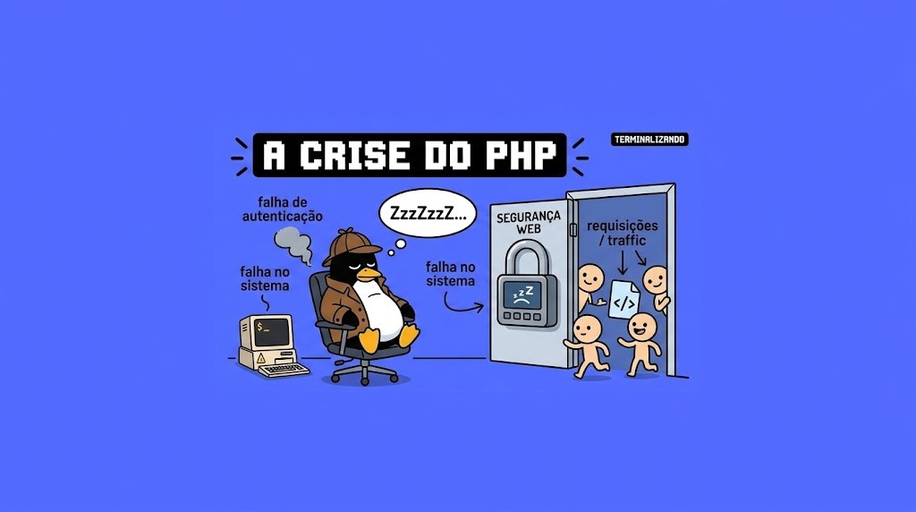 O Dia em que a Fechadura Digital da Internet Tirou Cochilo: Entenda a Crise do PHP sem Linguagem de Robô