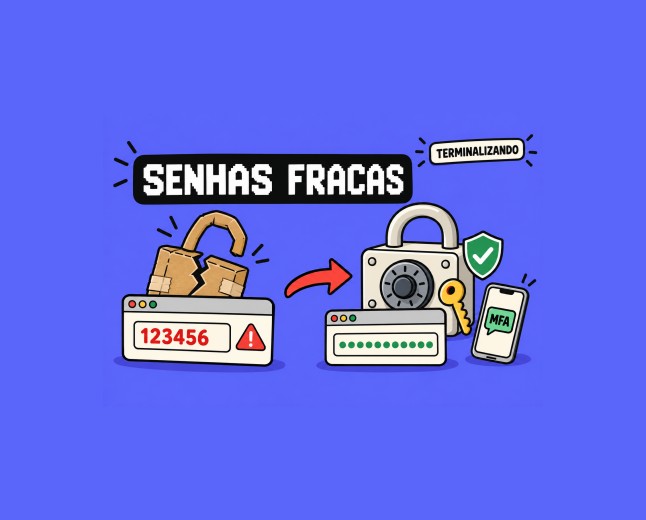 Senhas fracas: '123456' ainda reina soberano em 2026